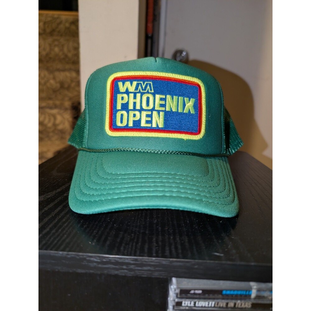 Aviator Nation Waste Management Phoenix Open Trucker Mesh Snapback Hat Green